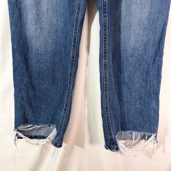 Sincerely Jules High Rise Hem Kick Cropped Jeans With Destroyed Hem Size 11 - Picture 4 of 11